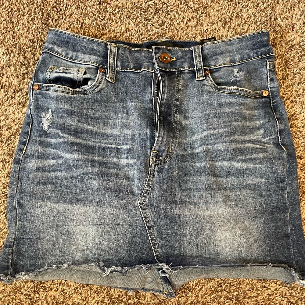 jean skirt
